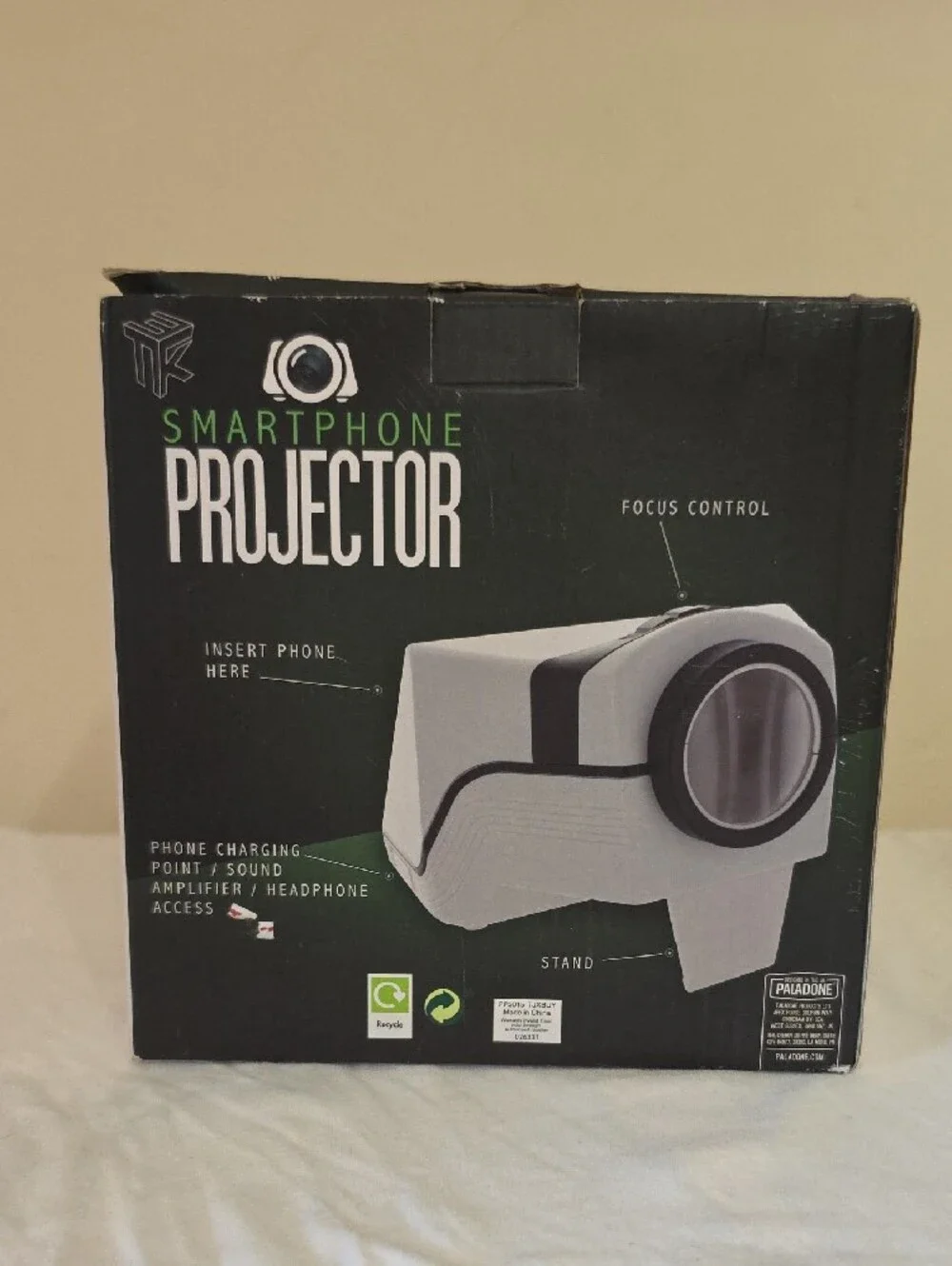 Smartphone Projector Portable White And Black Phone Projector